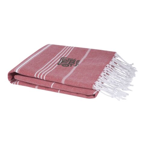 Serviette de hammam Anna en coton 150 g/m² 100 x 180 cm Standard | Rouge | sans marquage | non disponible | non disponible | non disponible