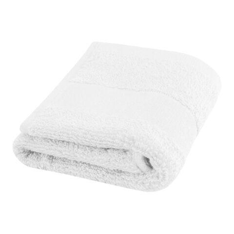 Serviette de bain Sophia de 30 x 50 cm en coton de 450 g/m² Blanc | sans marquage | non disponible | non disponible | non disponible