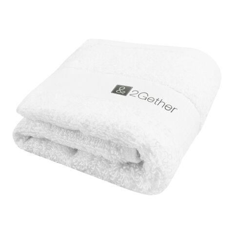 Serviette de bain Sophia de 30 x 50 cm en coton de 450 g/m² Blanc | sans marquage | non disponible | non disponible | non disponible