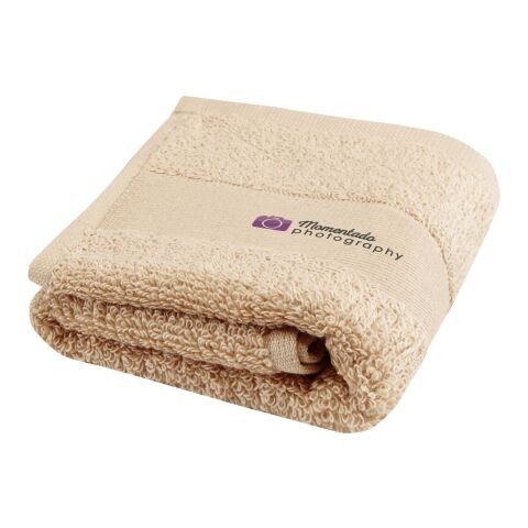 Serviette de bain Sophia de 30 x 50&nbsp;cm en coton de 450&nbsp;g/m²