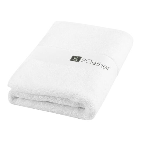 Serviette de bain Charlotte de 50 x 100 cm en coton de 450 g/m² Blanc | sans marquage | non disponible | non disponible | non disponible