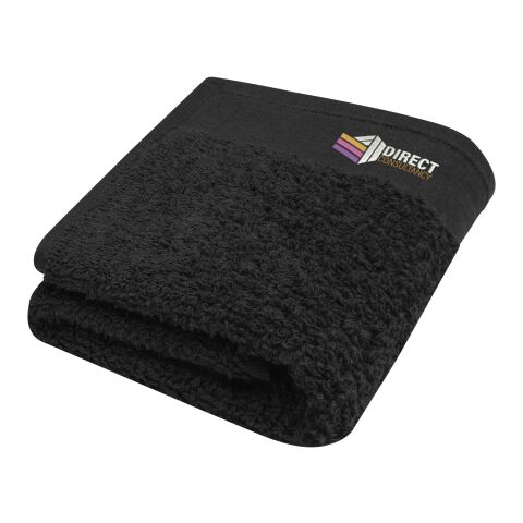 Serviette de bain en coton&nbsp;550&nbsp;g/m² 30x50&nbsp;cm Chloe noir | sans marquage | non disponible | non disponible | non disponible