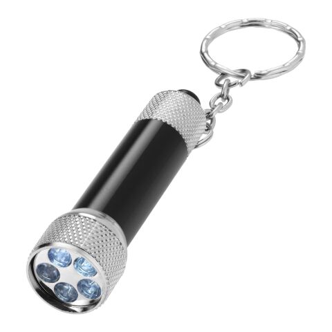 Porte-clés lampe torche Draco Standard | Noir bronze-Argent | sans marquage | non disponible | non disponible