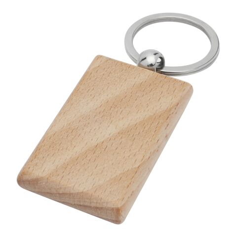 Porte-clés rectangulaire Gian en bois de hêtre Standard | Naturel | sans marquage | non disponible | non disponible