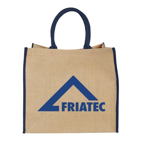 Grand Sac Shopping Jute Standard | Naturel-Marine | sans marquage | non disponible | non disponible