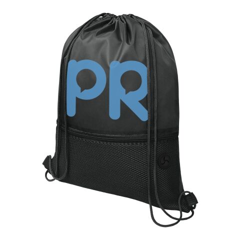 Sac à dos Oriole avec cordon, en maille filet Standard | Noir | sans marquage | non disponible | non disponible | non disponible