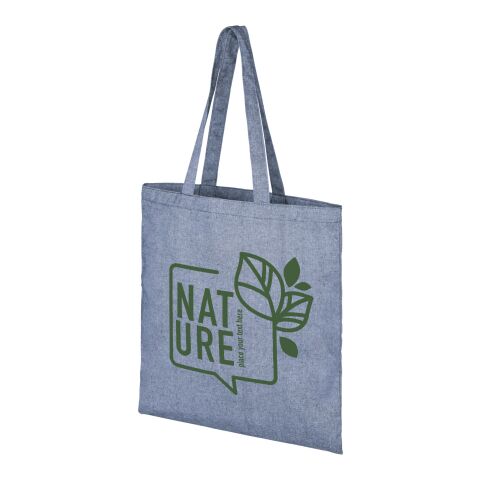 Sac shopping en coton recyclé 210 gr/m2 Pheebs Standard | Bleu bruyère | sans marquage | non disponible | non disponible | non disponible