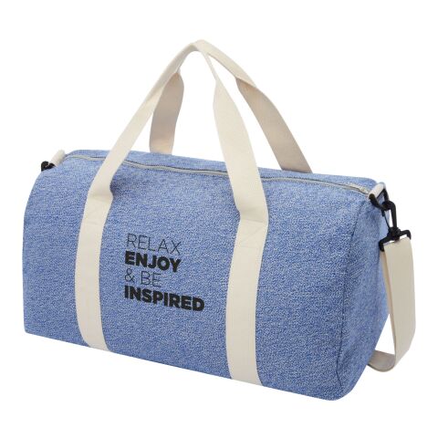 Sac de voyage Pheebs en polyester et coton recyclé de 210 g/m² Standard | Marine | sans marquage | non disponible | non disponible | non disponible