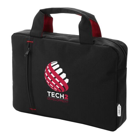 Serviette Detroit en plastique recyclé Standard | Rouge-Noir | sans marquage | non disponible | non disponible | non disponible