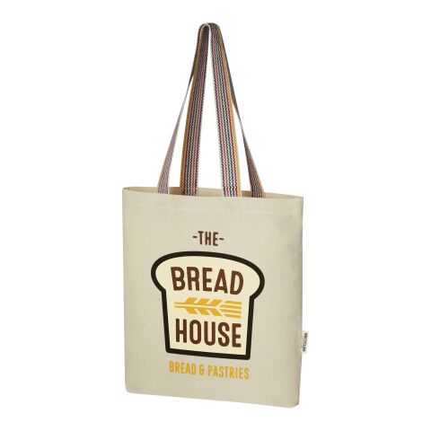 Sac shopping Rainbow de 5 l en coton recyclé 180 g/m²