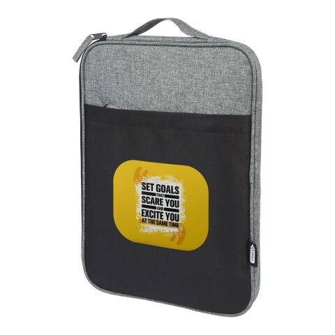 Housse pour ordinateur portable Reclaim 14&quot; recyclé GRS bicolore de 2,5 L Standard | Noir-Gris | sans marquage | non disponible | non disponible | non disponible