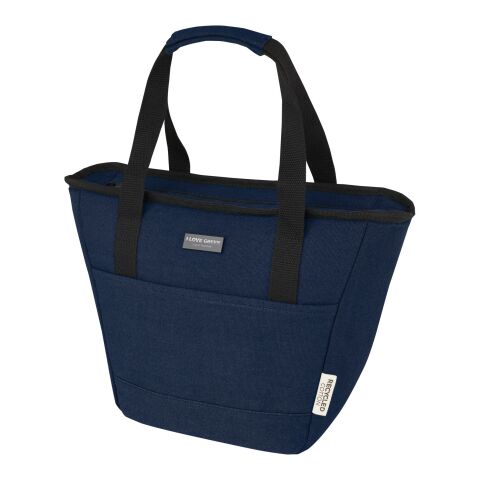 Sac-repas isotherme Joey de 6 L en toile recyclée GRS pour 9 canettes Standard | Marine | sans marquage | non disponible | non disponible | non disponible