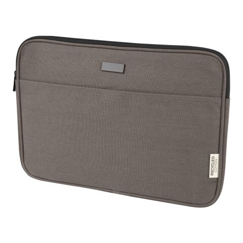 Housse pour ordinateur portable Joey de 2 L en toile recyclée GRS 14 pouces Standard | Gris | sans marquage | non disponible | non disponible | non disponible