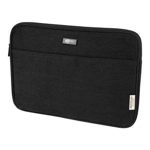 Housse pour ordinateur portable Joey de 2 L en toile recyclée GRS 14 pouces Standard | Noir | sans marquage | non disponible | non disponible | non disponible