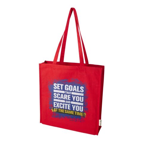 Sac shopping à soufflets Florida certifié GRS 270 g/m² 14L