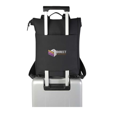 Sac à dos pour ordinateur portable 15,6&quot; Turner de 12 L certifié GRS recyclé Standard | Noir | sans marquage | non disponible | non disponible