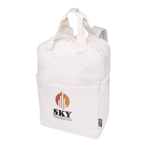 Sac à dos de voyage pour ordinateur portable Trip 14” Aware™ de 9 L en matériaux recyclés Standard | Blanc cassé | sans marquage | non disponible | non disponible | non disponible