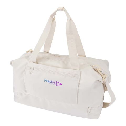 Sac de voyage Trip Aware™ de 42 L en matériaux recyclés Standard | Blanc cassé | sans marquage | non disponible | non disponible | non disponible