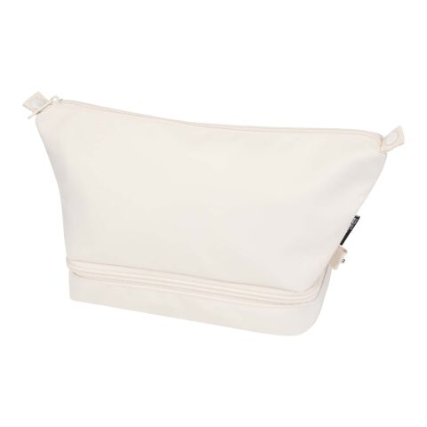 Sac de toilette de voyage Trip Aware™ de 6 L en matériaux recyclés Standard | Blanc cassé | sans marquage | non disponible | non disponible | non disponible