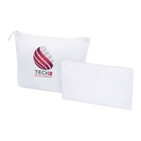 Set de trousses de toilette recyclées GRS Swift Standard | blanc | sans marquage | non disponible | non disponible | non disponible
