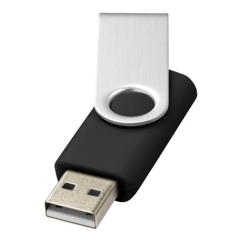 Clé USB Rotative 2Go Standard | Noir bronze-Argent | sans marquage | non disponible | non disponible | non disponible