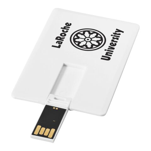 Clé USB slim forme carte - 4 GO Standard | Blanc | sans marquage | non disponible | non disponible