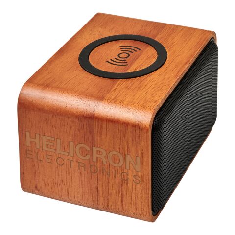 Enceinte Wooden avec chargeur à induction