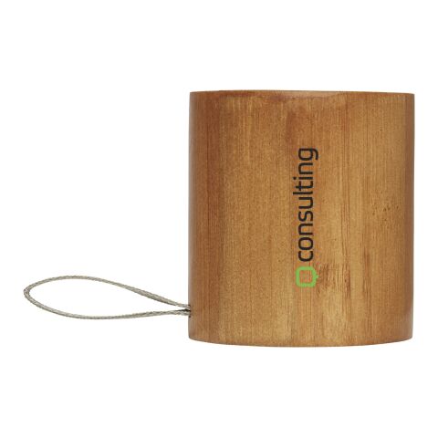 Haut-parleur Bluetooth® Lako en bambou Standard | beige | sans marquage | non disponible | non disponible