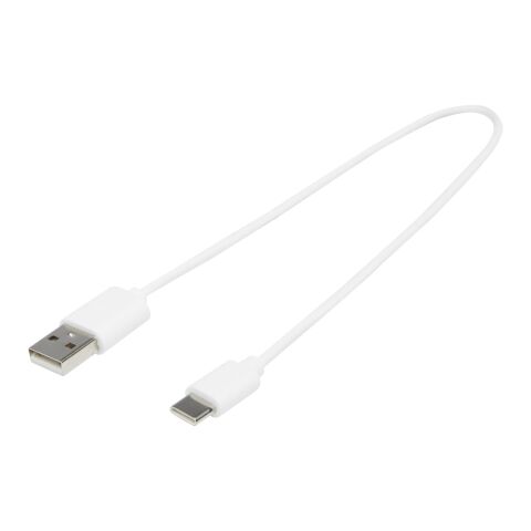 Câble USB-A vers Micro-USB en TPE de 2 A Blanc | sans marquage