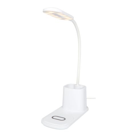 Lampe de bureau Bright et organiseur avec chargeur à induction Standard | Blanc | sans marquage | non disponible | non disponible