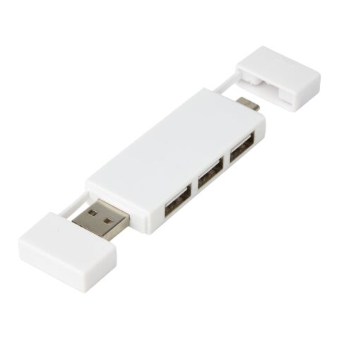 Hub double USB 2.0 Mulan Standard | Blanc | sans marquage | non disponible | non disponible