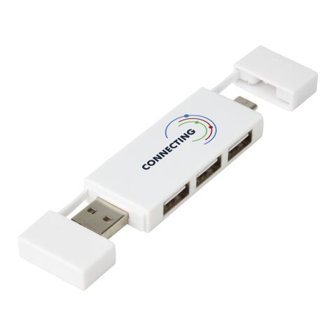 Hub double USB 2.0 Mulan Standard | Blanc | sans marquage | non disponible | non disponible