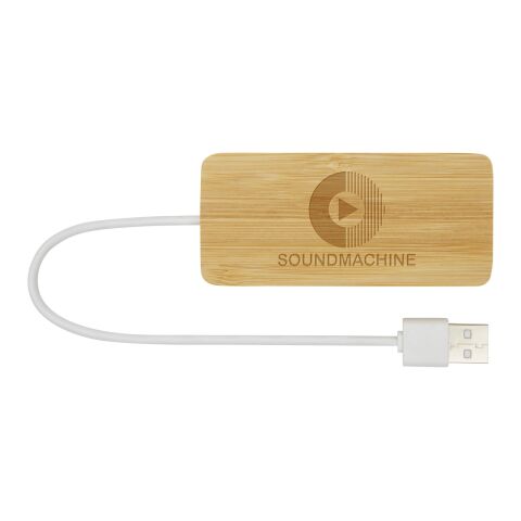 Hub USB Tapas en bambou Standard | beige | sans marquage | non disponible | non disponible