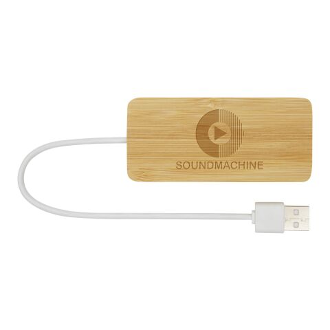 Hub USB Tapas en bambou Standard | Naturel | sans marquage | non disponible | non disponible
