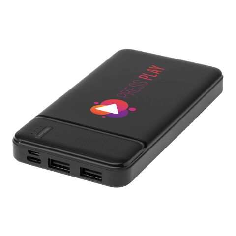 Batterie de secours Loop de 10 000 mAh en plastique recyclé Standard | Noir | sans marquage | non disponible | non disponible