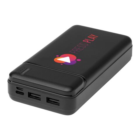 Batterie de secours Loop de 20 000 mAh en plastique recyclé Standard | Noir | sans marquage | non disponible | non disponible