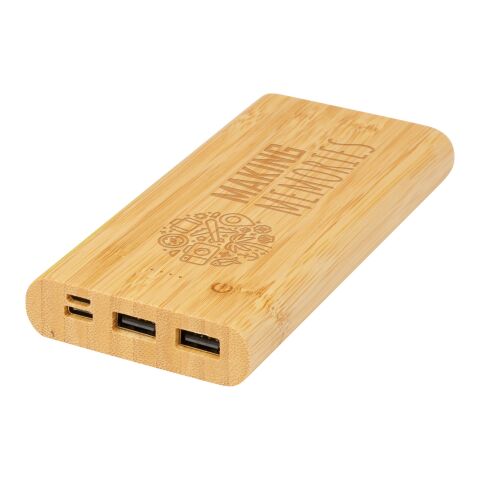 Batterie de secours Tulda de 10,000 mAh en bambou Standard | beige | sans marquage | non disponible | non disponible