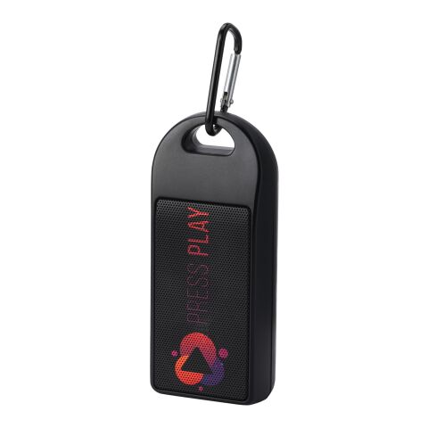 Haut-parleur Bluetooth® Omni 3 W IPX4 RCS en plastique recyclé Standard | Noir | sans marquage | non disponible | non disponible