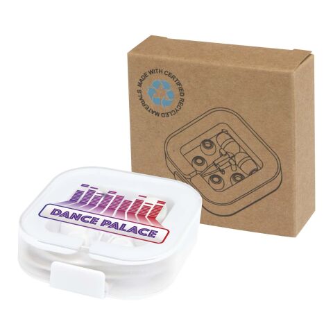 Casque filaire type C Baekdu avec boîte de rangement en plastique recyclé