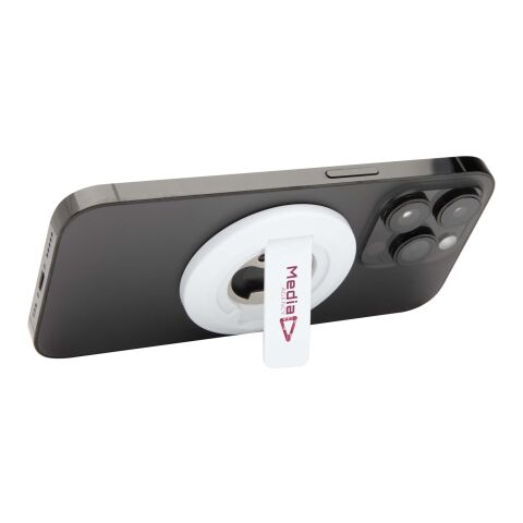Support de téléphone magnétique Ain en plastique recyclé avec décapsuleur Standard | blanc | sans marquage | non disponible | non disponible