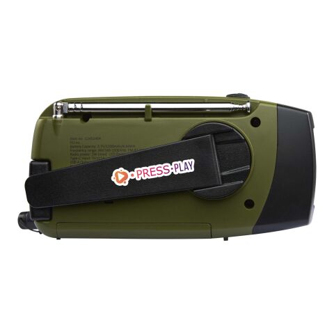 Radio d'urgence en plastique recyclé RCS Avior Standard | Vert militaire | sans marquage | non disponible | non disponible