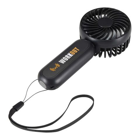 Ventilateur portable en plastique recyclé Aervia Standard | Noir | sans marquage | non disponible | non disponible