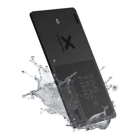 Étiquette de suivi étanche WalletTag de Xtorm Noir