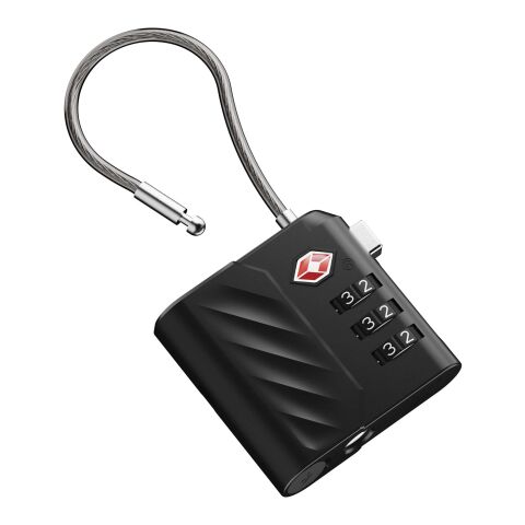 Cadenas à combinaison Xtorm Lock Tag TSA avec traceur de localisation Noir