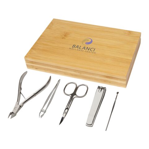 Ensemble manucure 5 pièces Ladia en bambou Standard | Naturel | sans marquage | non disponible | non disponible