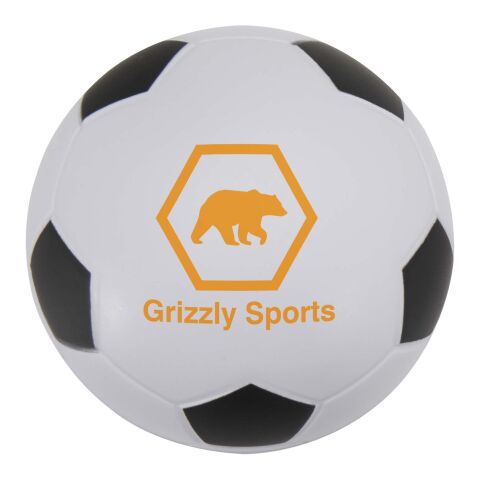 Balle antistress en forme de&nbsp;ballon de football Zavi Standard | Noir | sans marquage | non disponible | non disponible