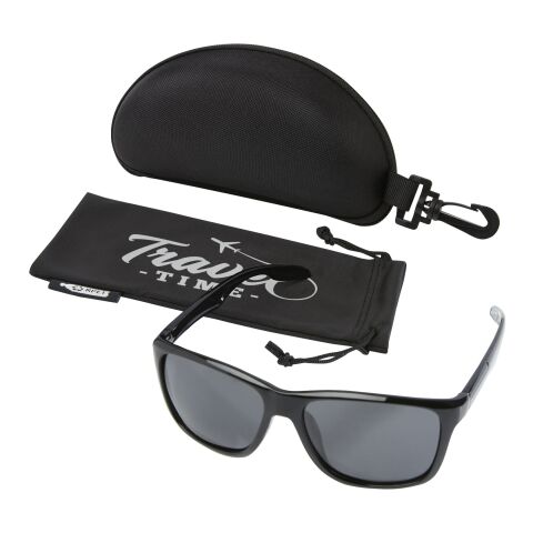 Lunettes de soleil sport polarisées Eiger dans un étui en plastique recyclé Standard | Noir | sans marquage | non disponible | non disponible