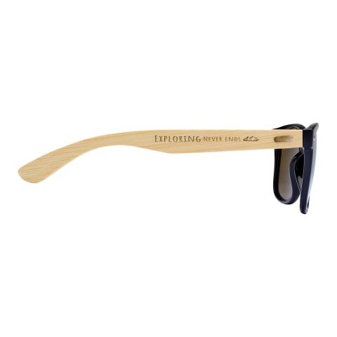 Lunettes de soleil Hue avec branches en bambou Standard | Bleu-Naturel | sans marquage | non disponible | non disponible