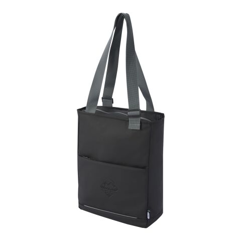 Sac shopping Aqua de 14 L pour ordinateur portable 14&quot; recyclé certifié GRS résistant à l&#039;eau Standard | Noir brillant | sans marquage | non disponible | non disponible | non disponible