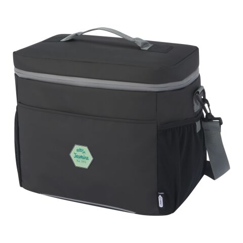 Sac isotherme Aqua de 22 L recyclé certifié GRS résistant à l&#039;eau pour 20 canettes Noir bronze | sans marquage | non disponible | non disponible | non disponible